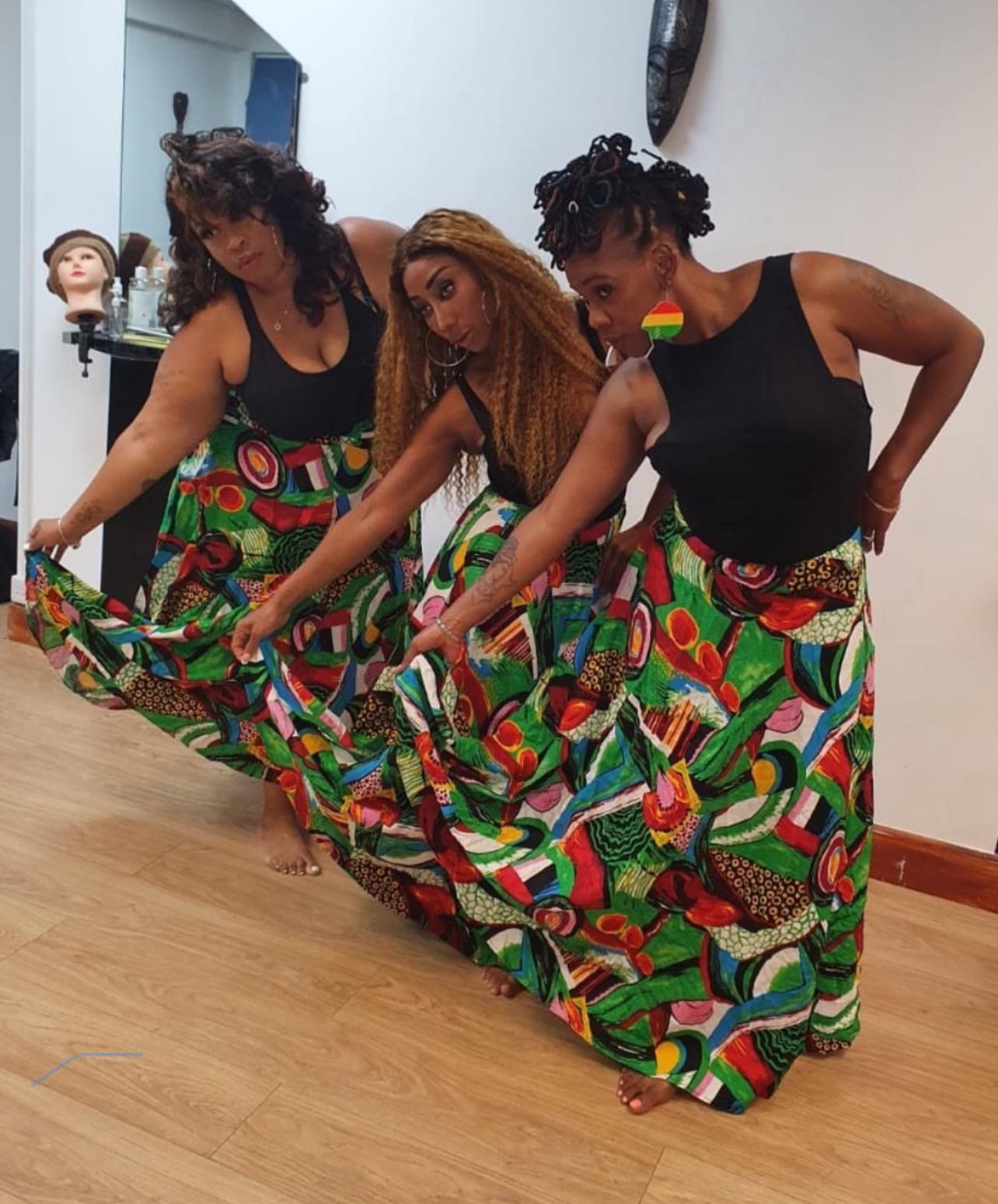 AFCA dancers posing together